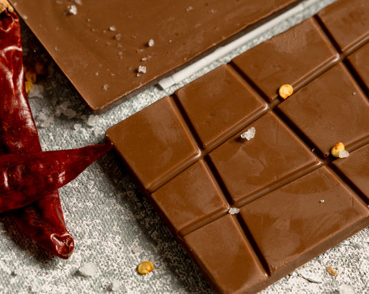 Chilli & Sea Salt Milk Chocolate 36% Cavasachocolates