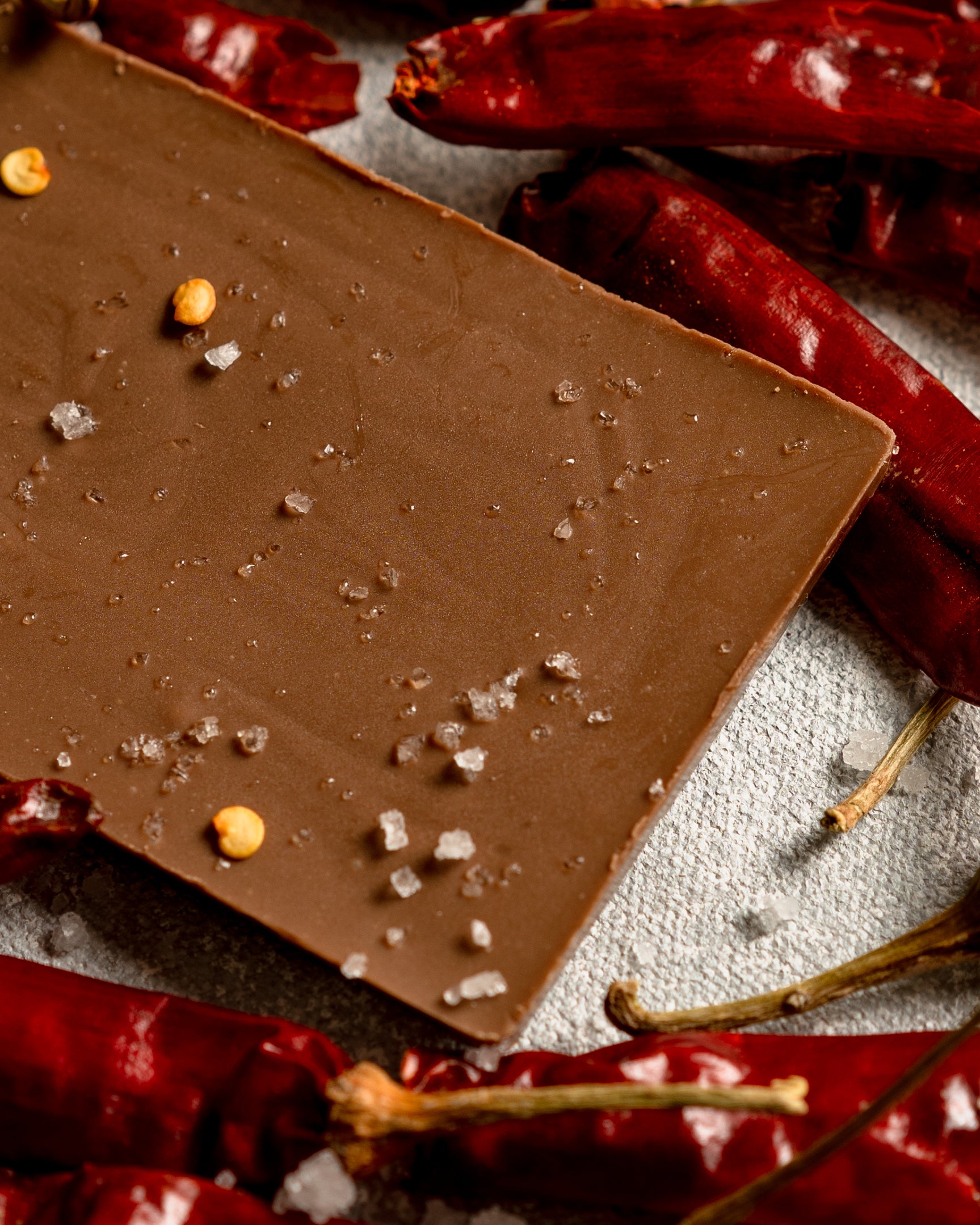Chilli & Sea Salt Milk Chocolate 36% Cavasachocolates
