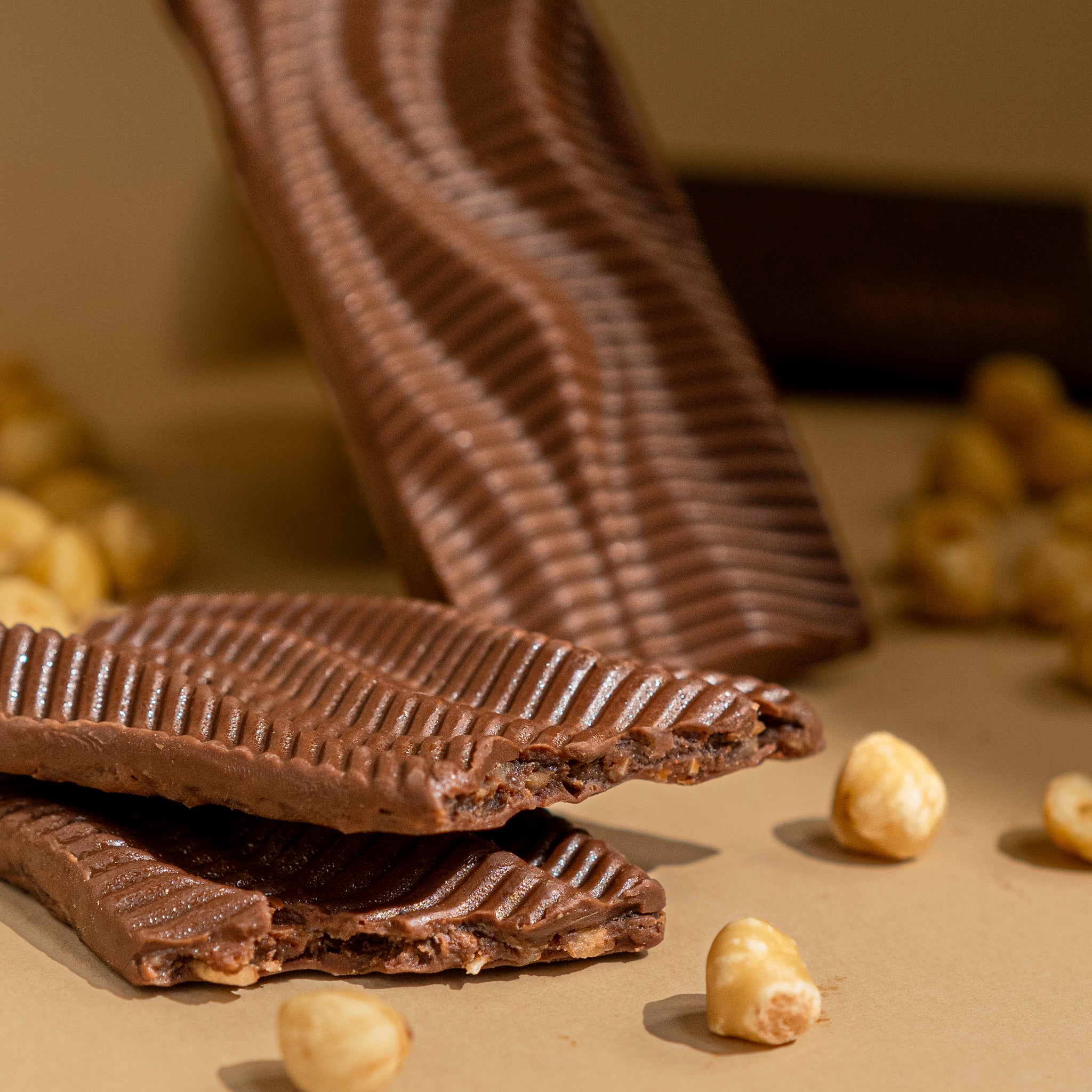 Flaky Hazelnut Mousse Milk Chocolate