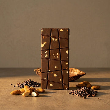 Roasted Almond Vegan Dark Chocolate 60%