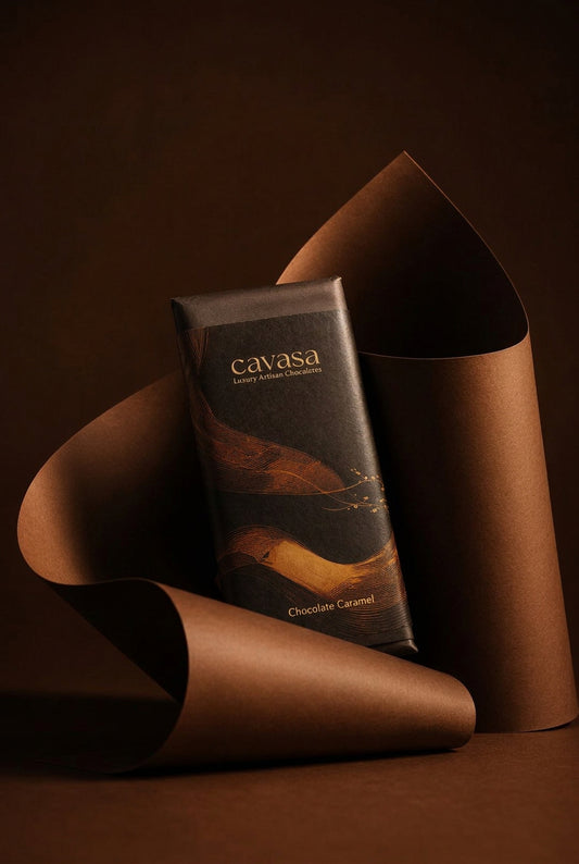Chocolate Caramel bar, 80 g – Cavasa Chocolates